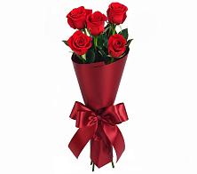 Букет 5 Красных роз Эдлесс Лав в Боровске