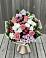 Букет цветов из: Альстромерии, Гвоздики, Розы и Хризантемы в Боровске
