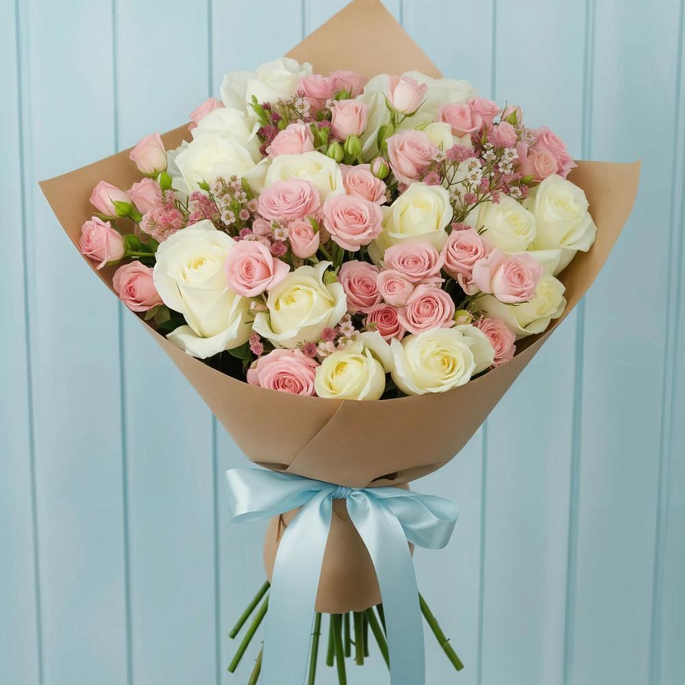 Букет цветов из: Розы в Боровске