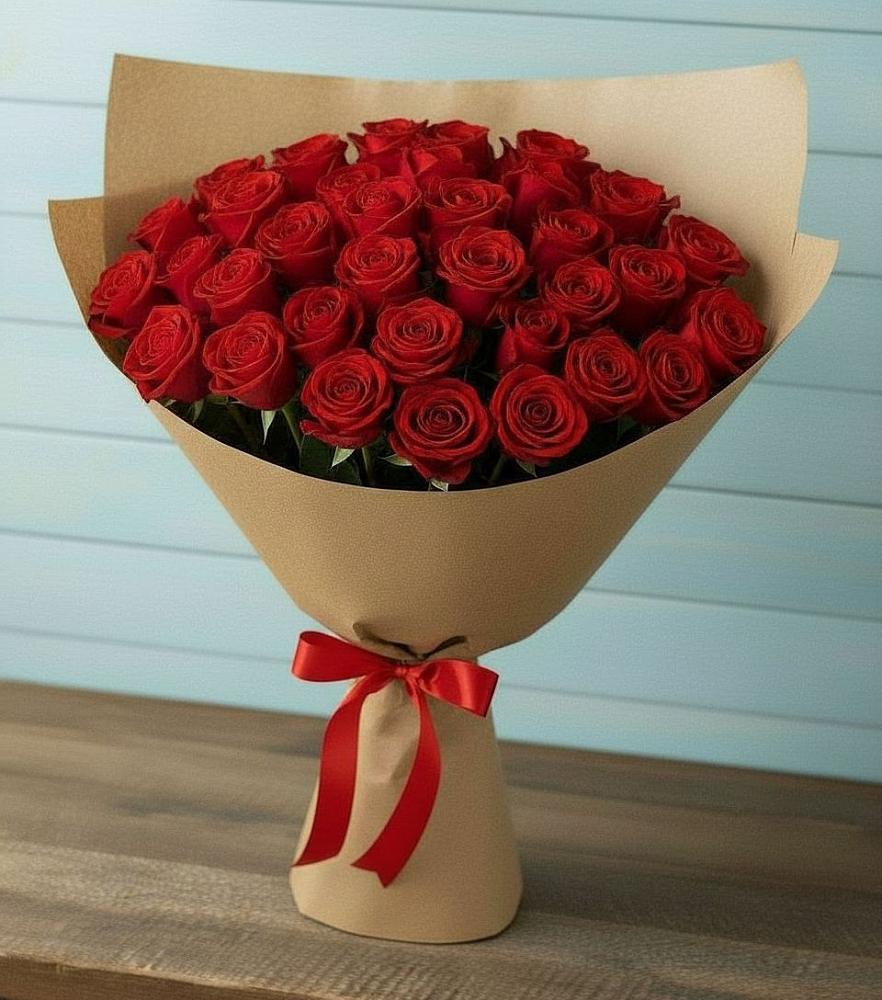 Букет Красные розы Милано в Боровске