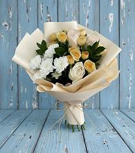 Букет цветов из:  Розы и Хризантемы в Боровске