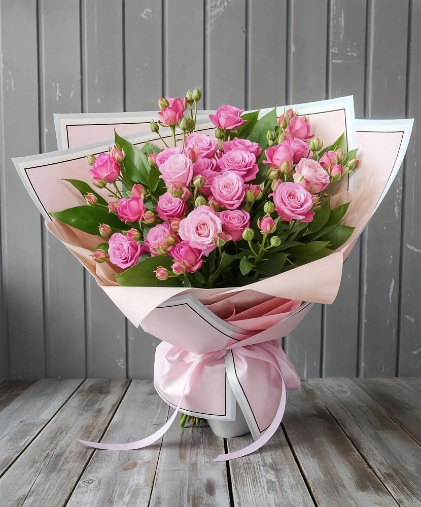 Букет Розовый кустик в Боровске