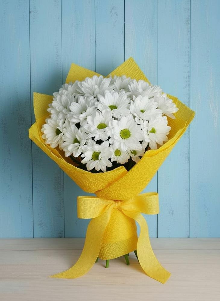 Букет цветов из: Хризантемы в Боровске