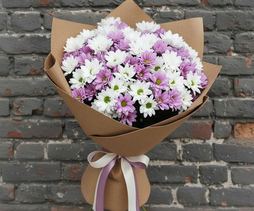 Букет цветов из: Хризантемы в Боровске