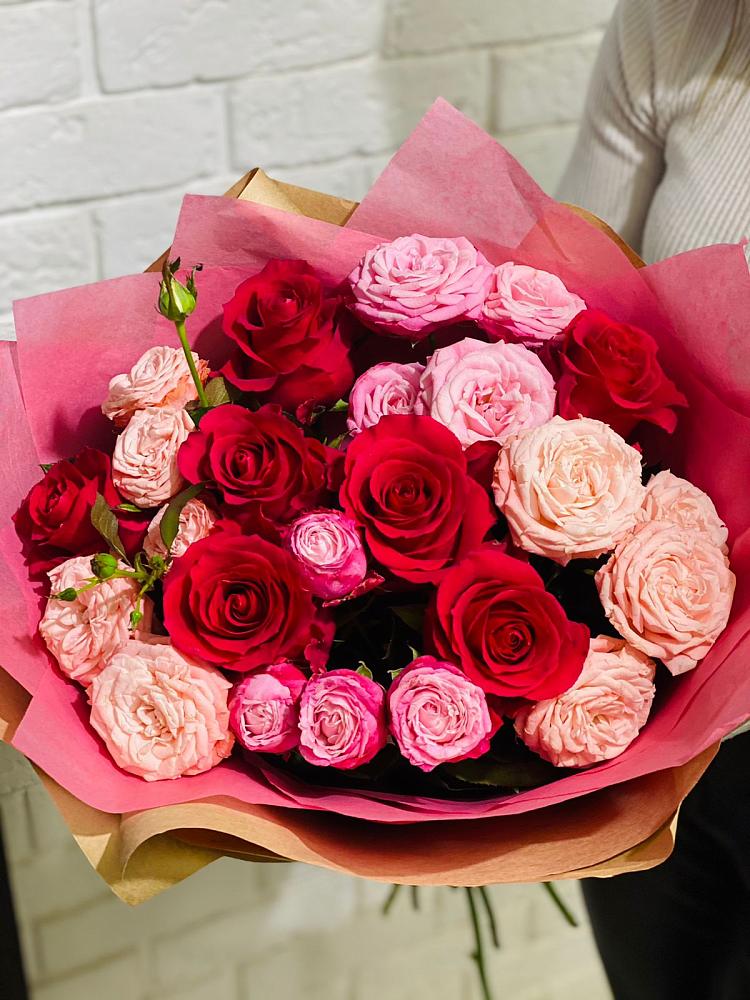 Букет цветов из: Розы в Боровске