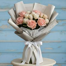 Букет цветов из:  Розы в Боровске