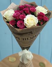 Букет цветов из:  Розы в Боровске