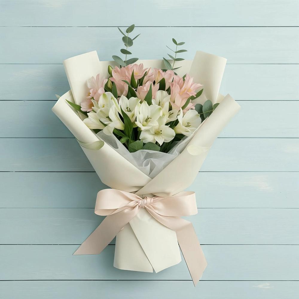 Букет цветов из: Альстромерии в Боровске