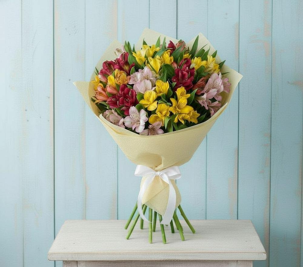 Букет цветов из: Альстромерии в Боровске