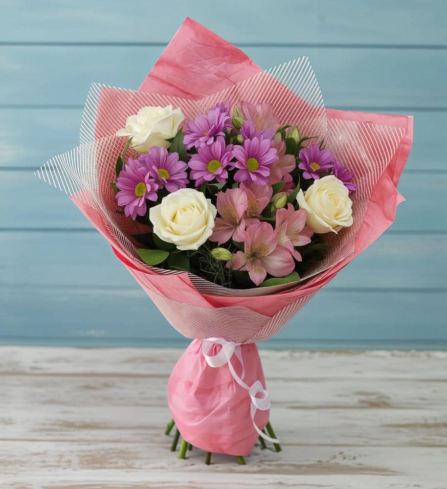 Букет цветов из: Герберы в Боровске