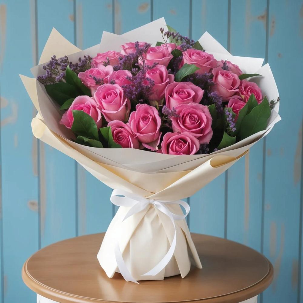 Букет цветов из: Розы в Боровске