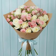 Букет цветов из:  Розы в Боровске