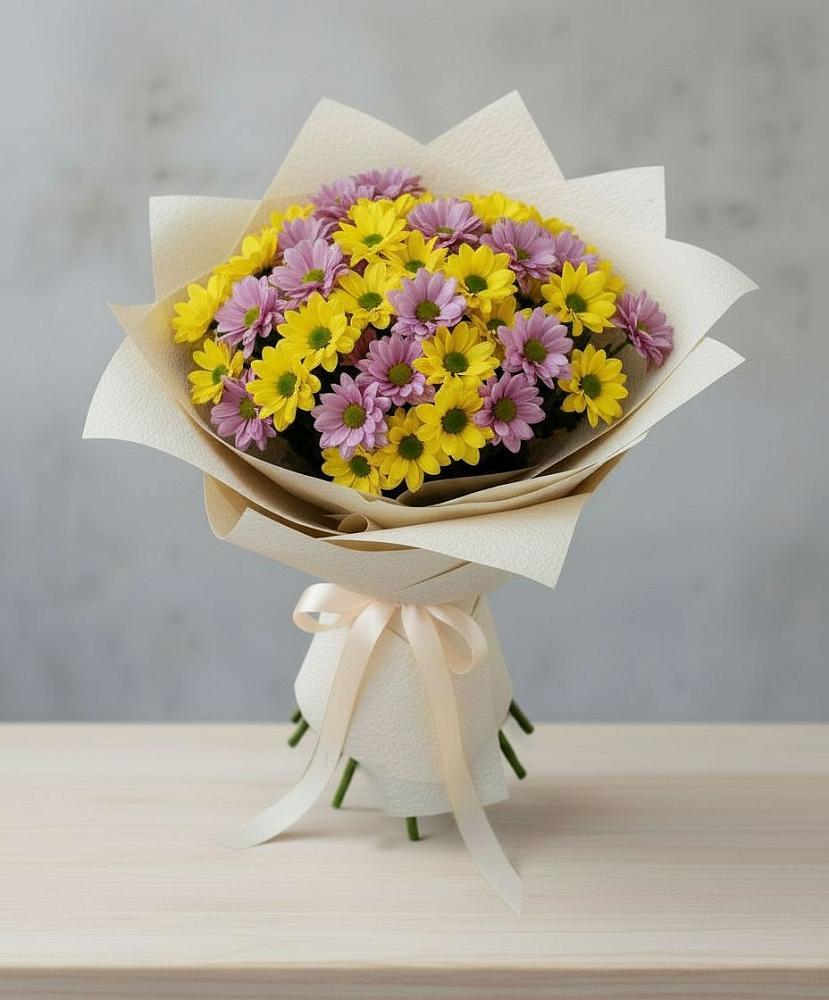 Букет цветов из: Хризантемы в Боровске